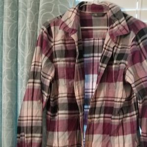 Plaid Button Down Top